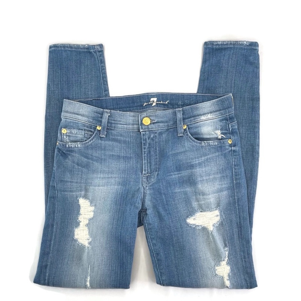7 For All Mankind Skinny Jeans Size Waist 27
